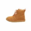UGG NEUMEL HIGH - Lace-up Ankle Boots - Cognac