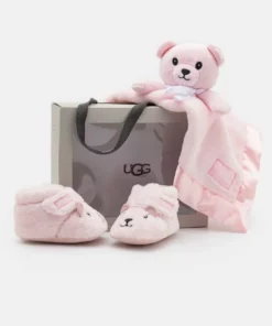 UGG BIXBEE AND LOVEY BEAR STUFFIE SET - Baby Gifts - Seashell Pink