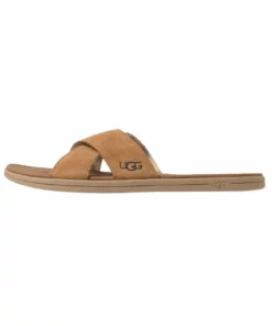 UGG BROOKSIDE SLIDE - Mules - Chestnut