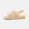 UGG FLUFF YEAH FUZZ SUGAR - Slippers - Natural