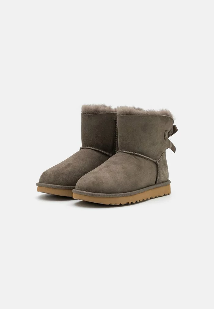 UGG MINI BAILEY BOW - Classic Ankle Boots - Slate - Image 3