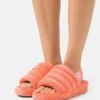 UGG FLUFF YEAH VEGAN - Platform Sandals - Peach Bliss