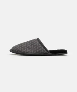 UGG SCUFF LOGO - Slippers - Black
