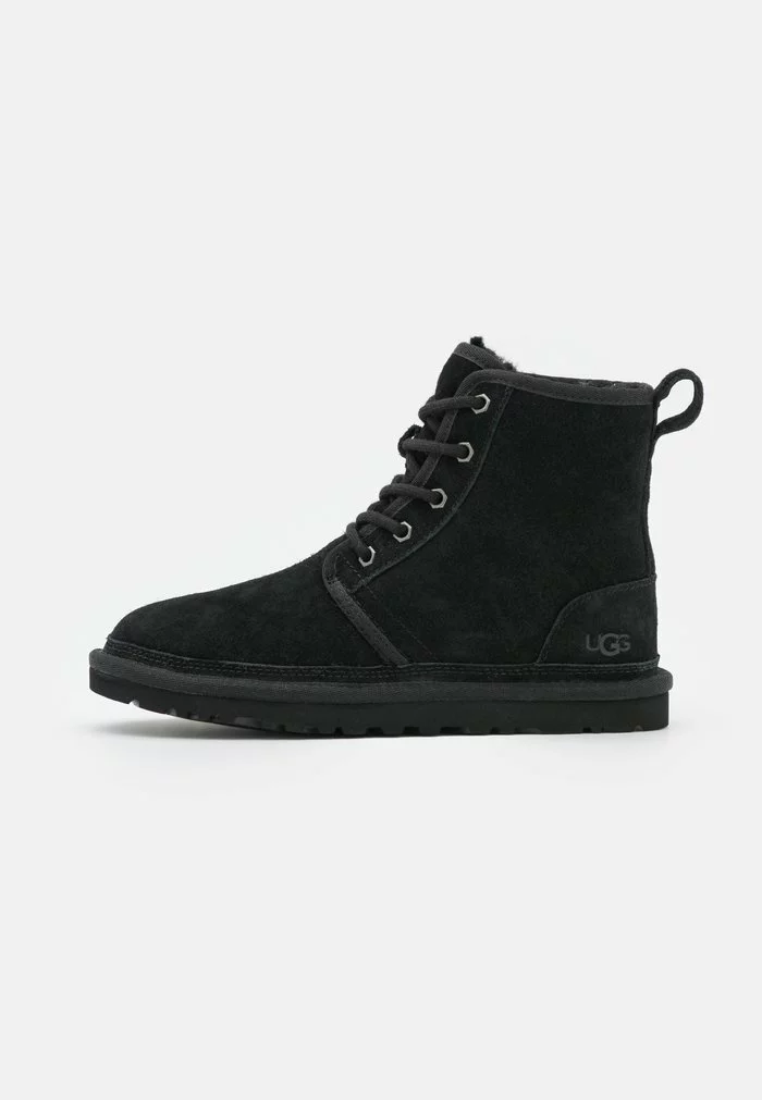 UGG NEUMEL HIGH - Lace-up Ankle Boots - Black