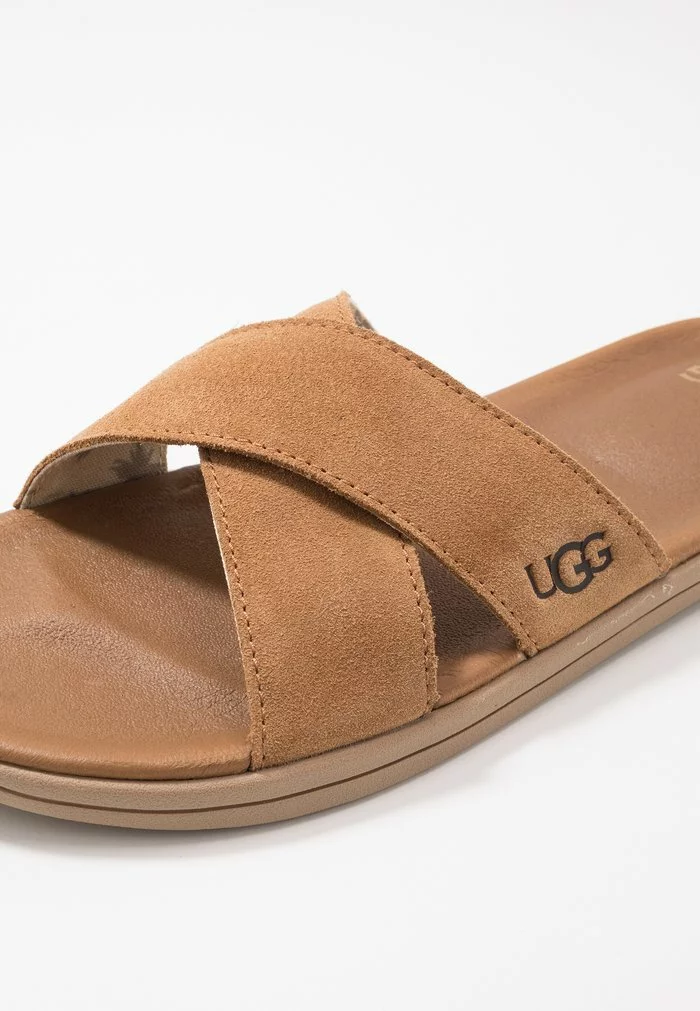 UGG BROOKSIDE SLIDE - Mules - Chestnut - Image 6