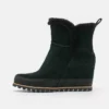 UGG MALVELLA - Wedge Ankle Boots - Black