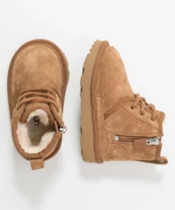 UGG NEUMEL - Lace-up Ankle Boots - Chestnut