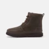 UGG NEUMEL HIGH MOC WEATHER - Lace-up Ankle Boots - Grizzly