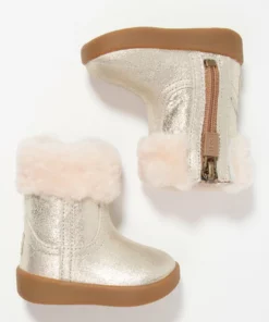 UGG JORIE METALLIC - Baby Shoes - Gold