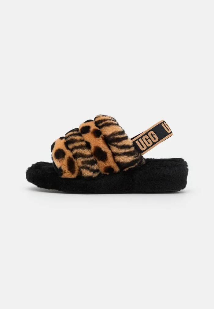 UGG FLUFF YEAH ANIMALIA - Platform Sandals - Light Butterscotch - Image 2