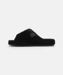 UGG FLUFF YOU UNISEX - Slippers - Black