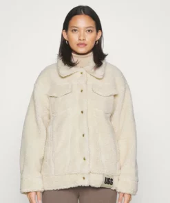 UGG FRANKIE SHERPA TRUCKER JACKET - Winter Jacket - Natural