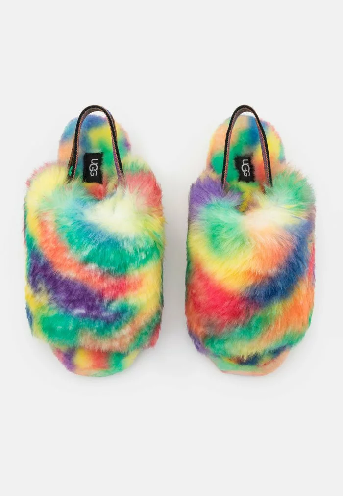 UGG FLUFF YEAH PRIDE UNISEX - Platform Sandals - Rainbow - Image 4