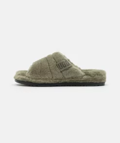 UGG FLUFF YOU UNISEX - Slippers - Burnt Olive