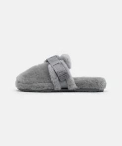 UGG FLUFF IT - Slippers - Metal