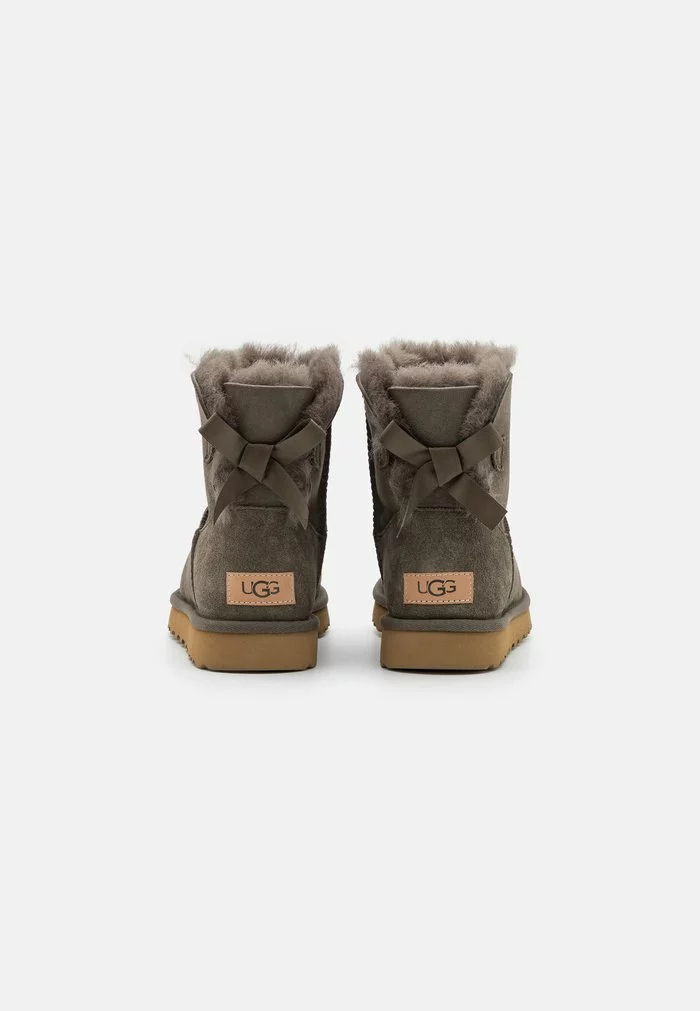 UGG MINI BAILEY BOW - Classic Ankle Boots - Slate - Image 4