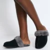 UGG SCUFFETTE - Slippers - Black/grey