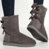 UGG BAILEY BOW - Classic Ankle Boots - Grey