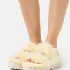 UGG FLUFF SUGAR - Platform Sandals - Yellow