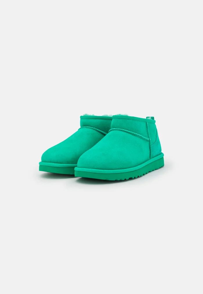 UGG CLASSIC ULTRA MINI - Ankle Boots - Emerald Green - Image 3