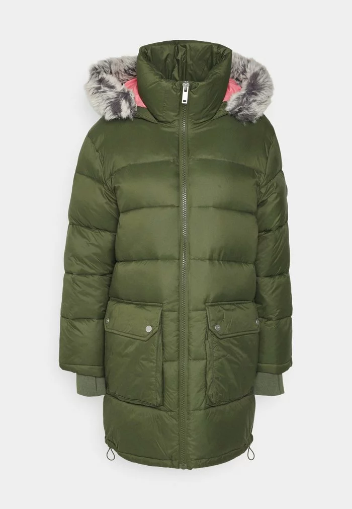 UGG OZZY MID LENGTH PUFFER JACKET - Winter Coat - Seaweed
