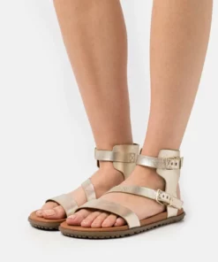 UGG SOLIVAN STRAP - Sandals - Pale Gold Metallic