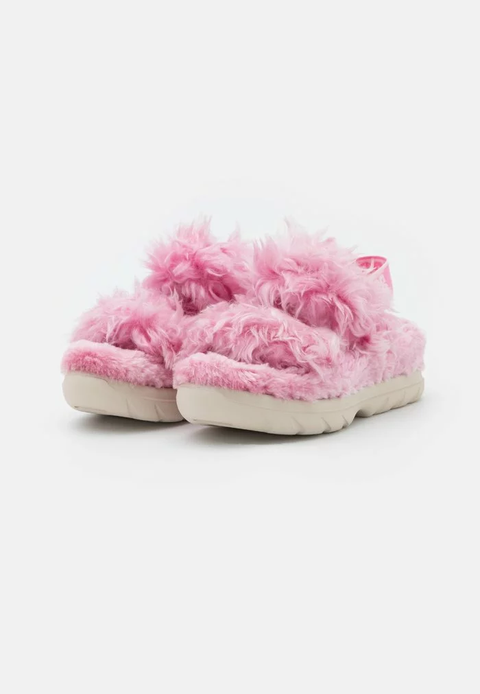 UGG FLUFF SUGAR - Platform Sandals - Pink - Image 3