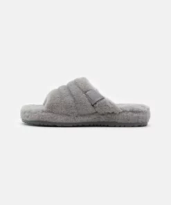 UGG FLUFF YOU UNISEX - Slippers - Grey