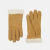 UGG EMBROIDER GLOVE - Gloves - Chestnut