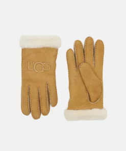 UGG EMBROIDER GLOVE - Gloves - Chestnut