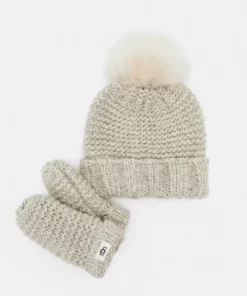 UGG INFANT GIRLS SOLID SET - Beanie - Light Grey