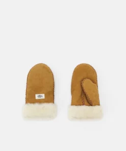 UGG MITTEN WITH STITCH UNISEX - Mittens - Chestnut