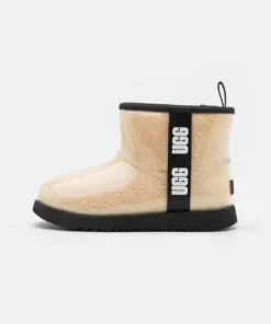 UGG CLASSIC CLEAR MINI II - Wellies - Natural/black