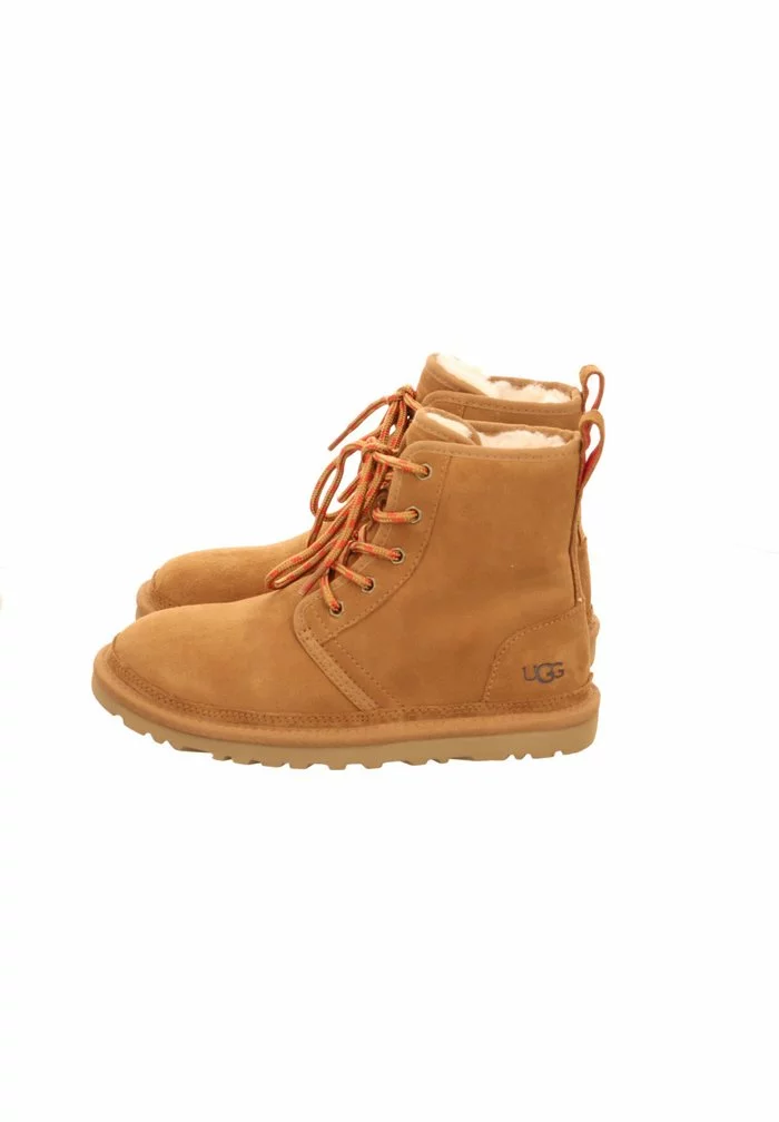 UGG NEUMEL HIGH - Lace-up Ankle Boots - Cognac - Image 4