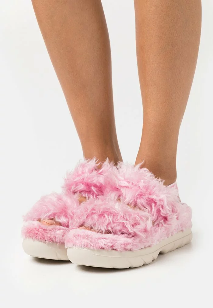 UGG FLUFF SUGAR - Platform Sandals - Pink